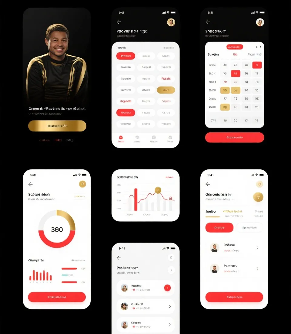 世界杯手机端数据面板示意