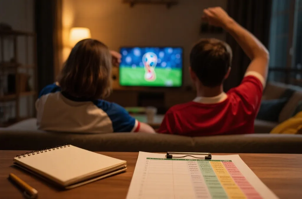 球迷在电视前理性规划预算